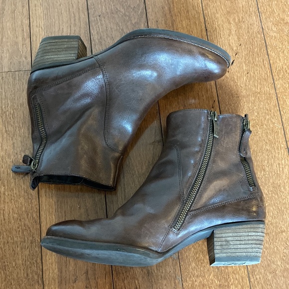 Paul Green Leather Ankle Boot - 6.5 - Picture 6 of 13